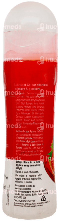 Manforce Epic Strawberry Flavour Lube 60Ml